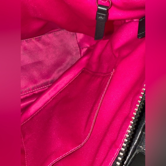 Coach Poppy Tartan Plaid Women's Vibrant Pink and Purple Plaid purse, tote, bag - Picture 10 of 12